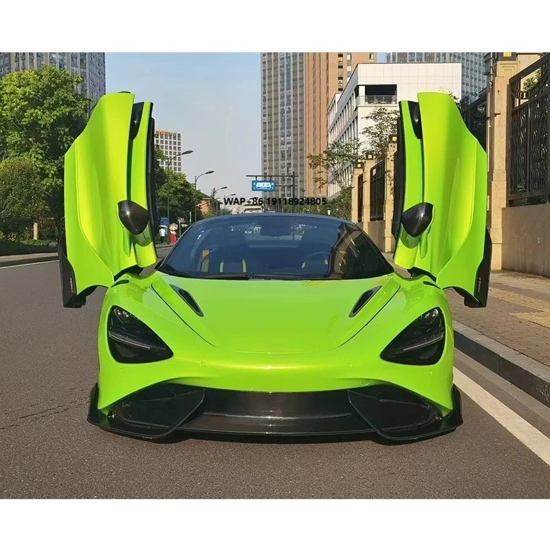 720S Upgrade 765LT Body Kits for  Excellent Quality Dry Carbon Fiber Front Lip Side Skirt Diffuser Hood Fender